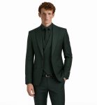 Dark Green Three Piece Custom tuxedo For Men