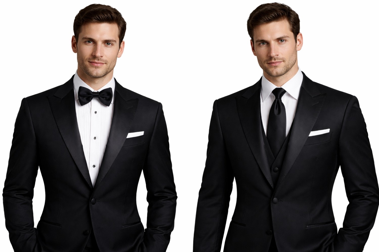 Bow Tie Vs Necktie with Tuxedo