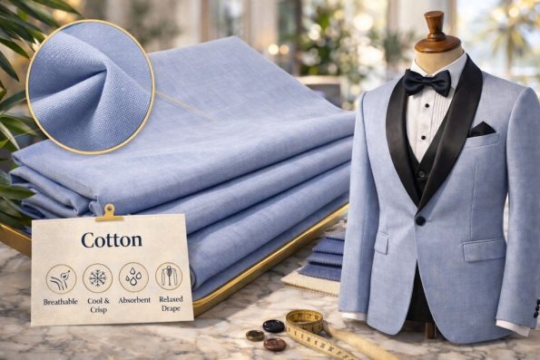 Best Tuxedo Fabric for Summer 4 Cotton