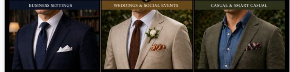 Pocket Squares With A Suit