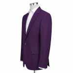 Custom Purple Linen Suit Men Andre Emilio