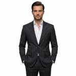 Andre Emilio Black Lining Blazer With Ticket Pocket