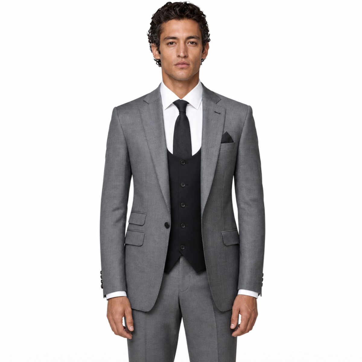 Custom Grey Suit