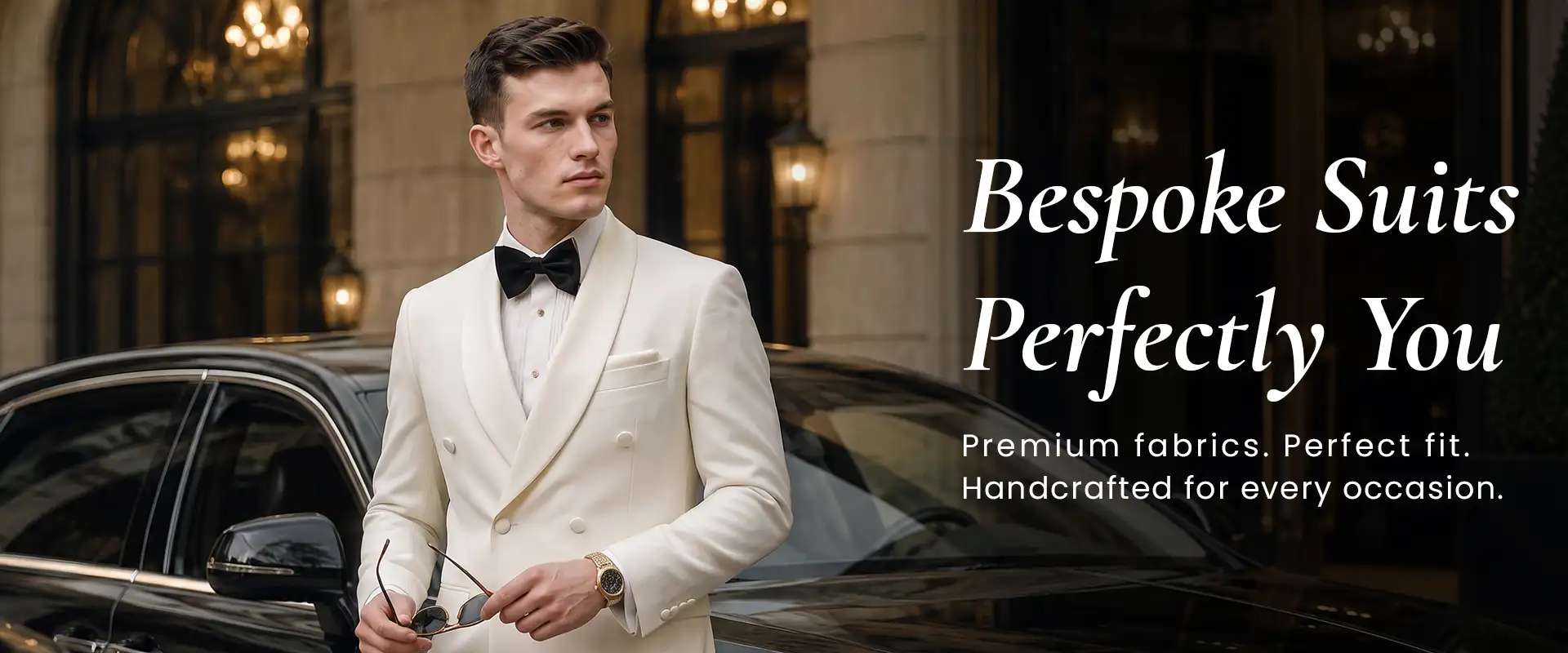 Bespoke Suits Andre Emilio Web Banner