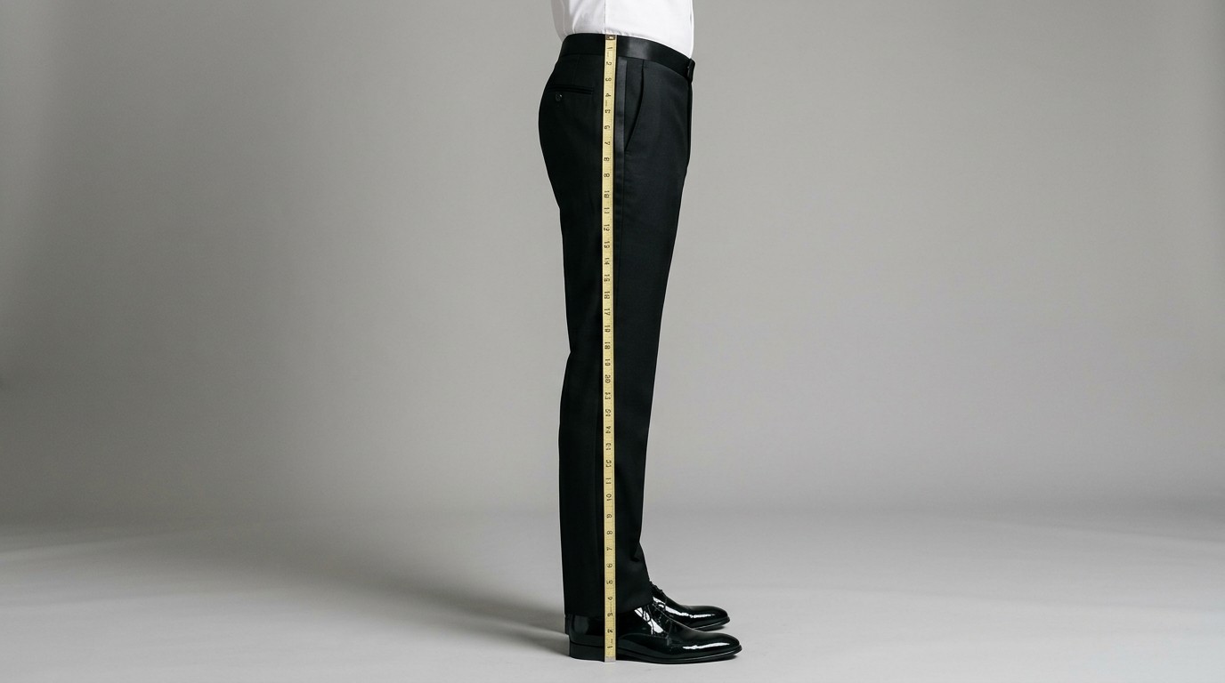 Measuring Tuxedo Trousers Outseam