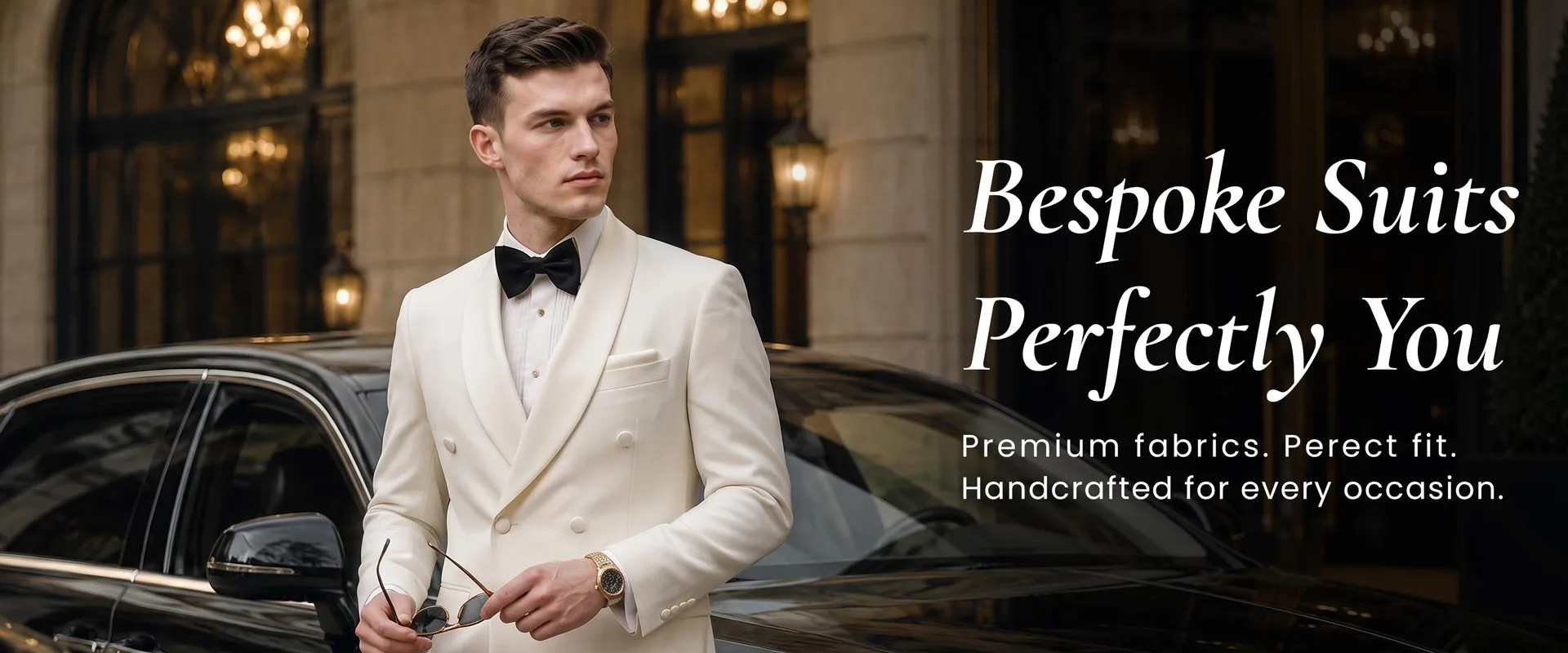 Andre Emilio Bespoke Suits Homepage Banner