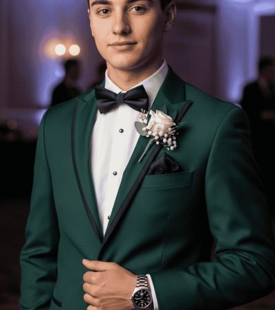 Style A Green Prom Suit